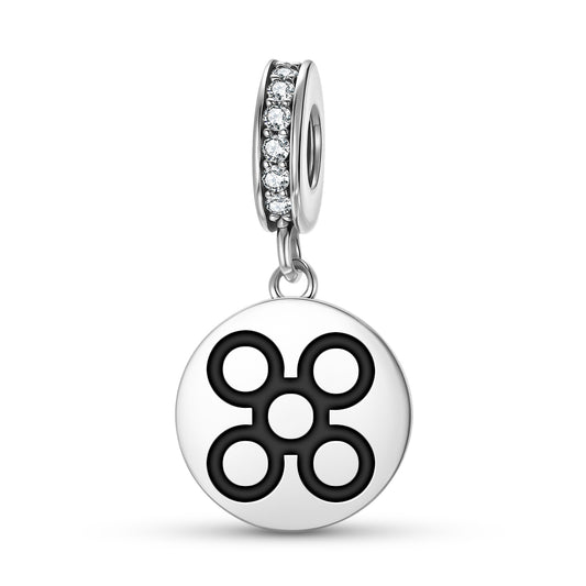 Mpuannum Adinkra Symbols Pendant Dangle Charm