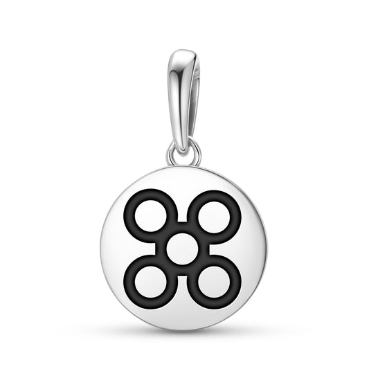 Mpuannum Adinkra Symbols Pendant Dangle Charm