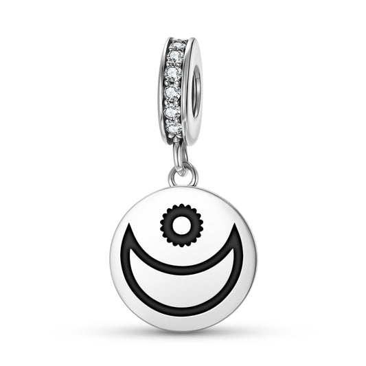 Osram ne Nsoromma Adinkra Symbols Pendant Dangle Charm
