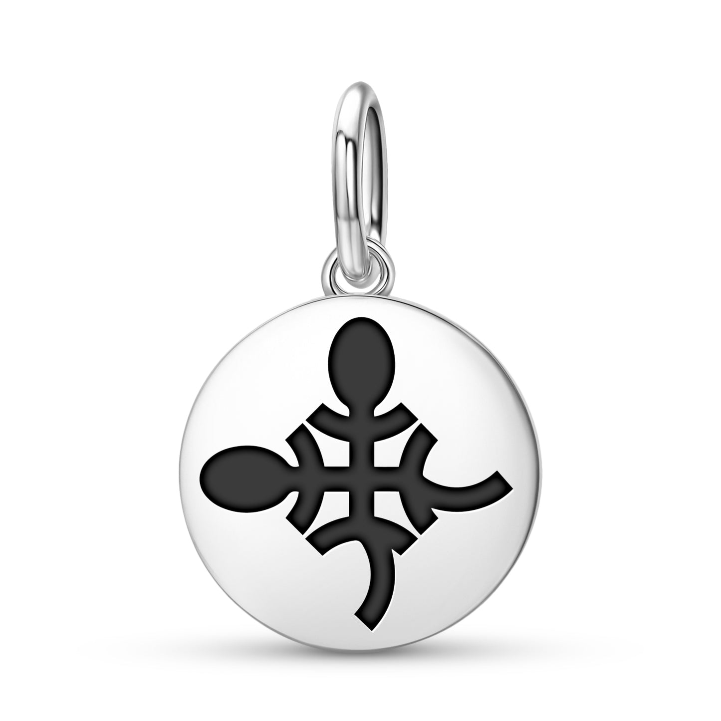 Funtumfunafu Denkyemfunafu Adinkra Symbols Pendant Dangle Charm