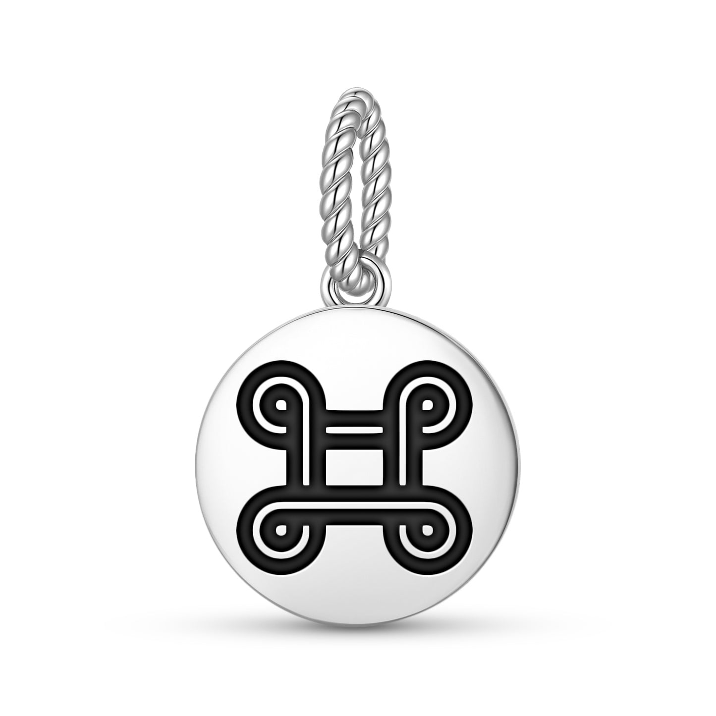 Mpatapo Adinkra Symbols Pendant Dangle Charm