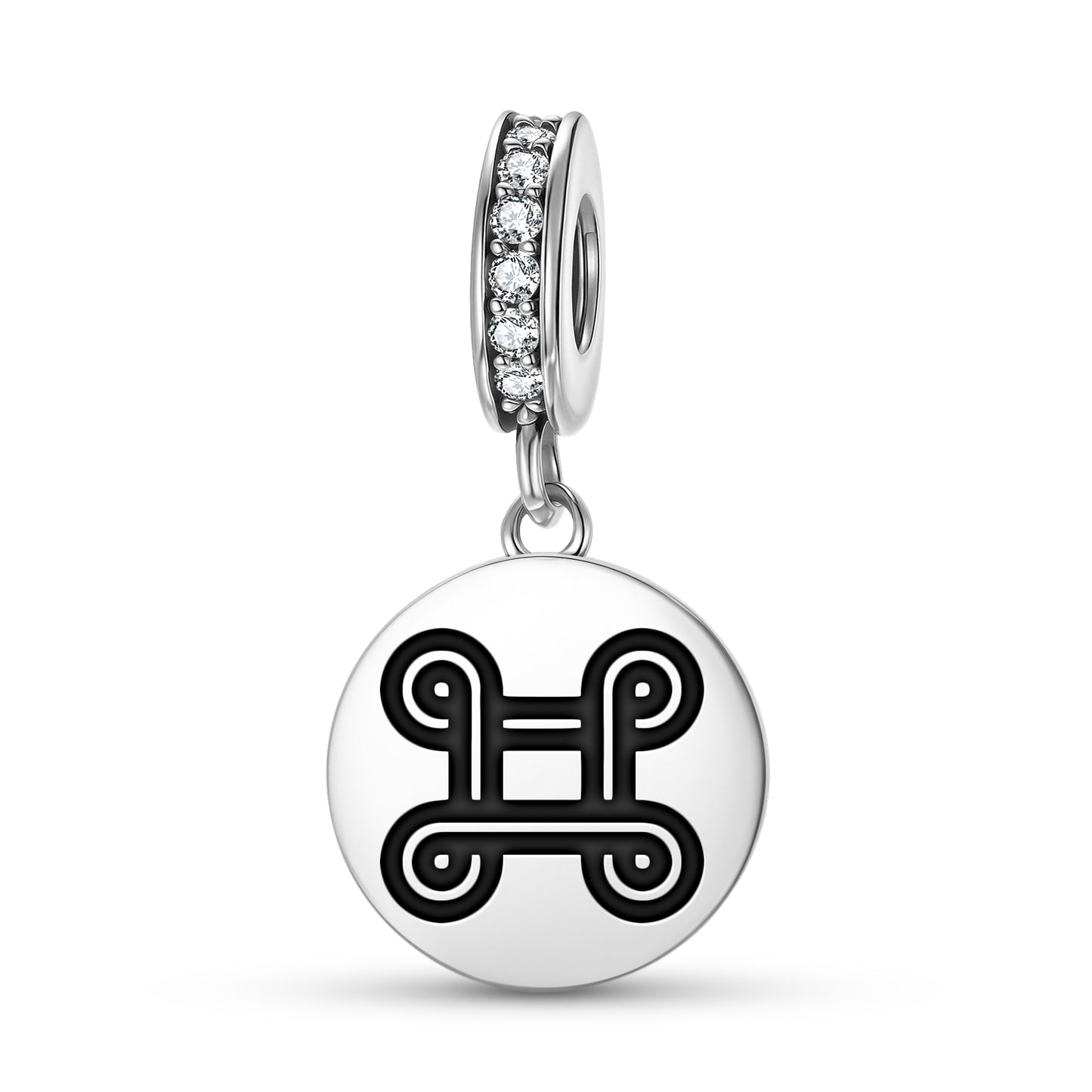 Mpatapo Adinkra Symbols Pendant Dangle Charm
