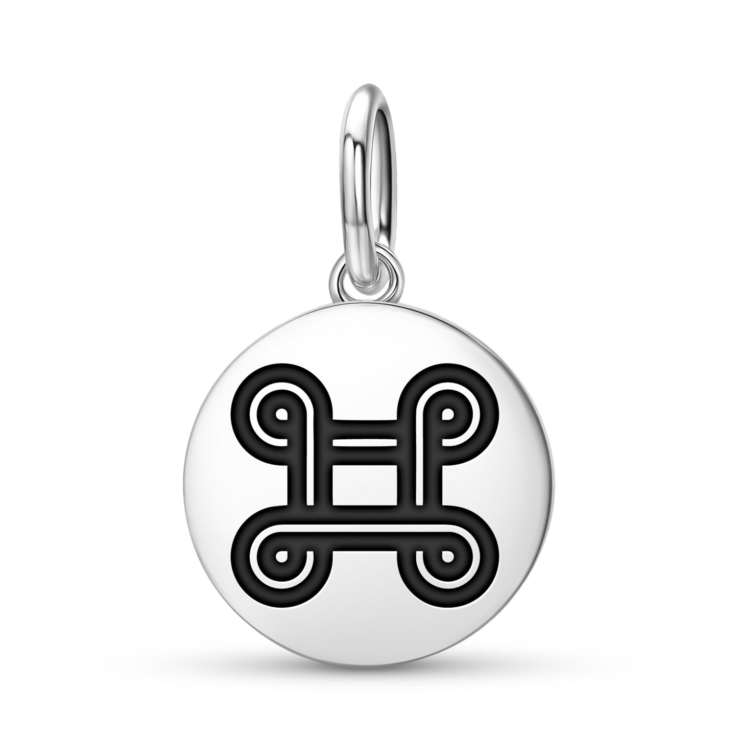 Mpatapo Adinkra Symbols Pendant Dangle Charm