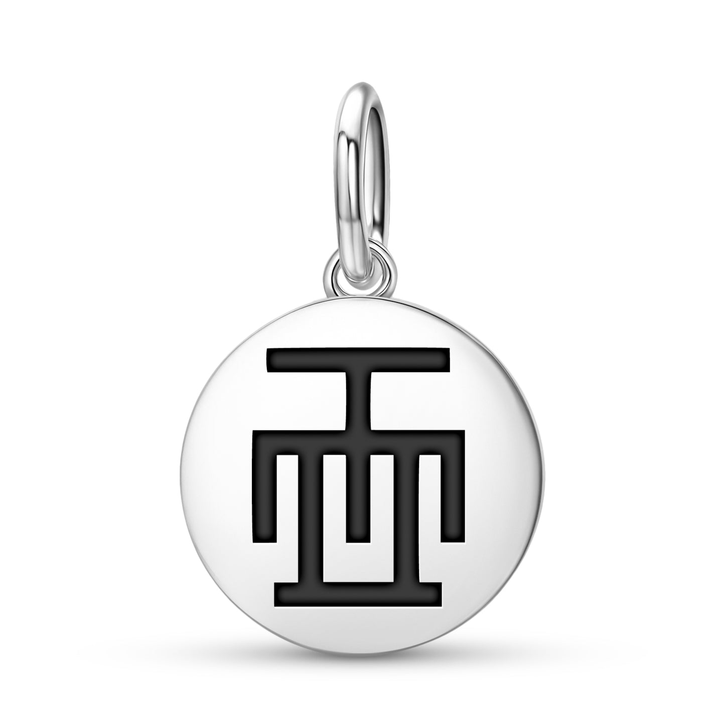 Hwehwemudua Adinkra Symbols Pendant Dangle Charm