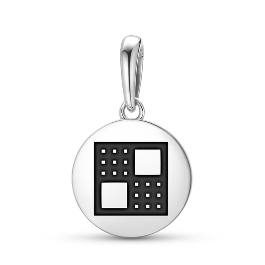 Kuronti ne Akwamu Adinkra Symbols Pendant Dangle Charm