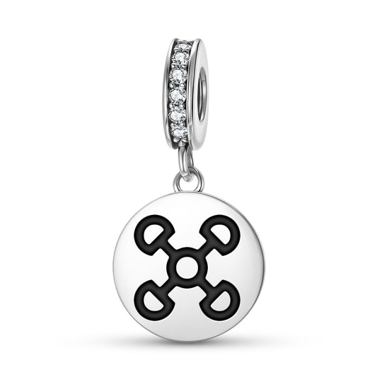 Akoma Ntoaso Adinkra Symbols Pendant Dangle Charm