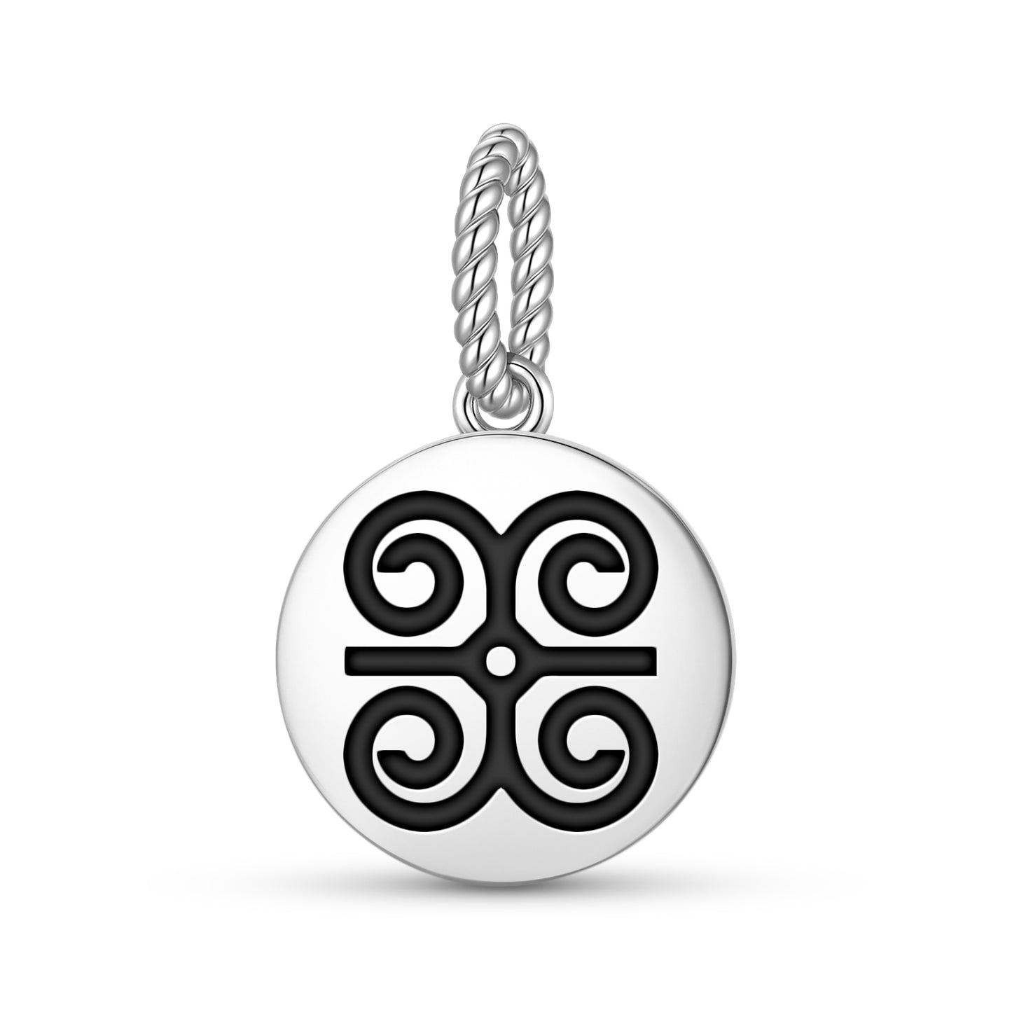 Dwannini Mmen Adinkra Symbols Pendant Dangle Charm