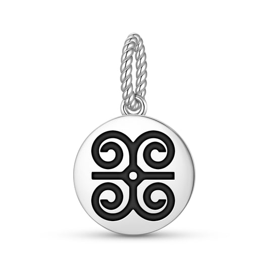 Dwannini Mmen Adinkra Symbols Pendant Dangle Charm