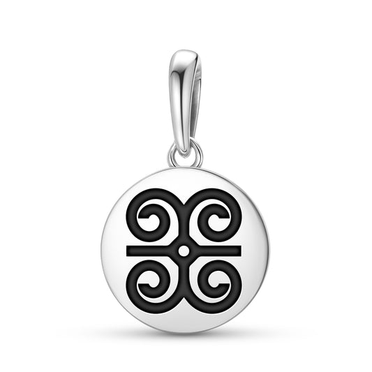 Dwannini Mmen Adinkra Symbols Pendant Dangle Charm