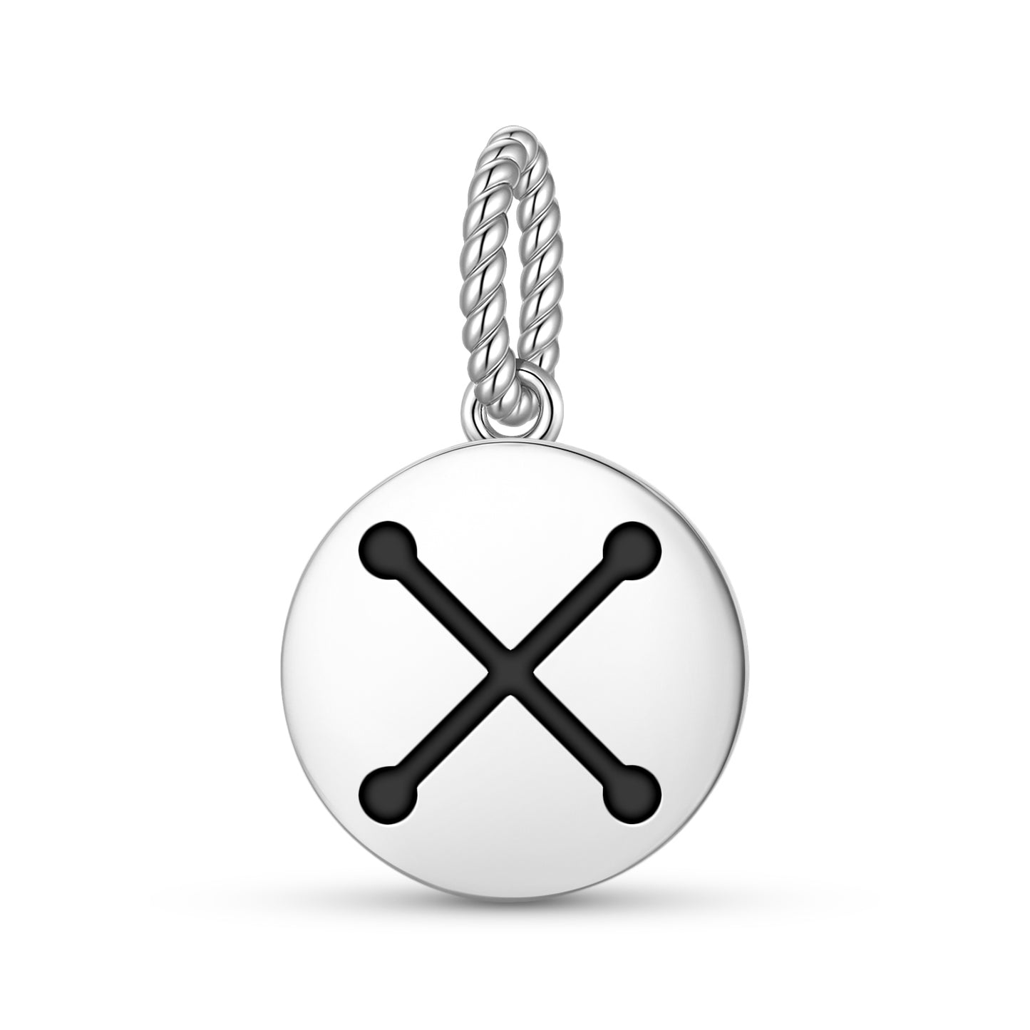 Nyame Nwu na Mawu Adinkra Symbols Pendant Dangle Charm