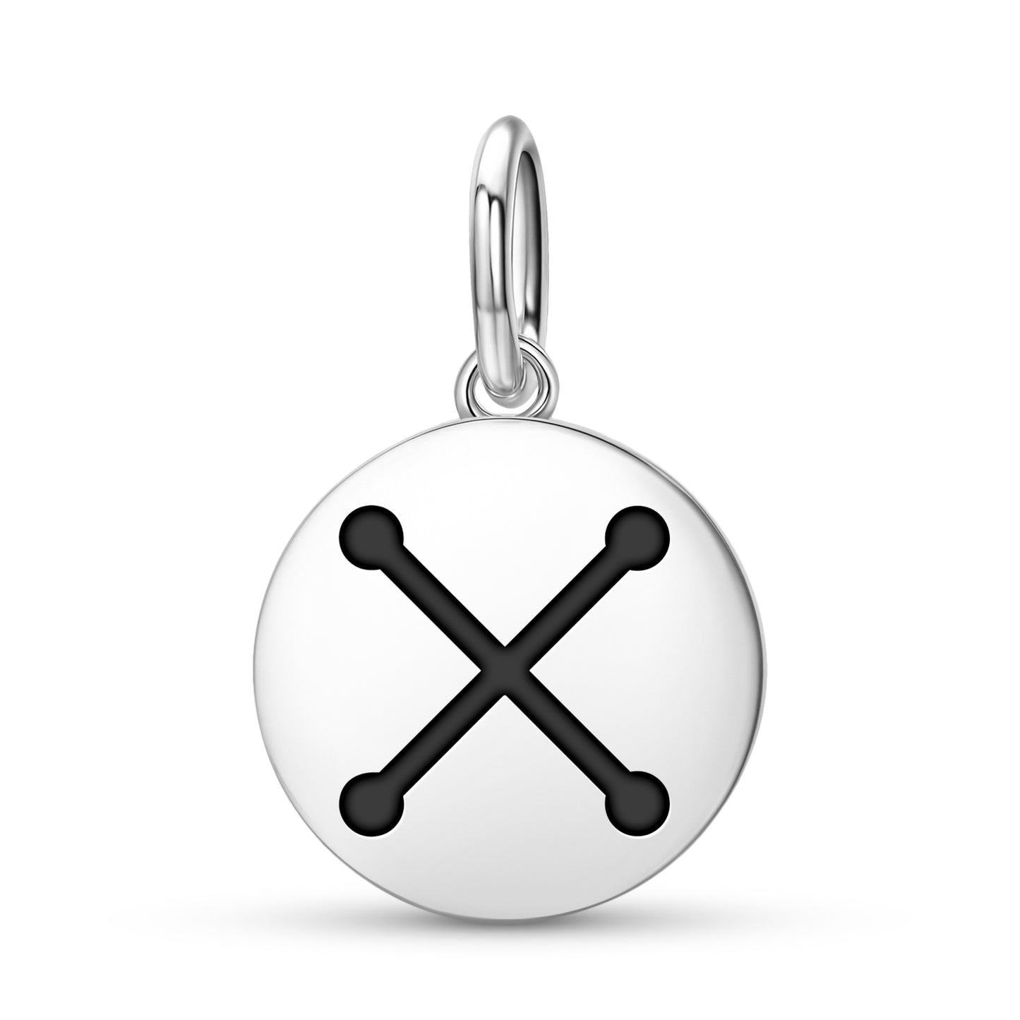 Nyame Nwu na Mawu Adinkra Symbols Pendant Dangle Charm