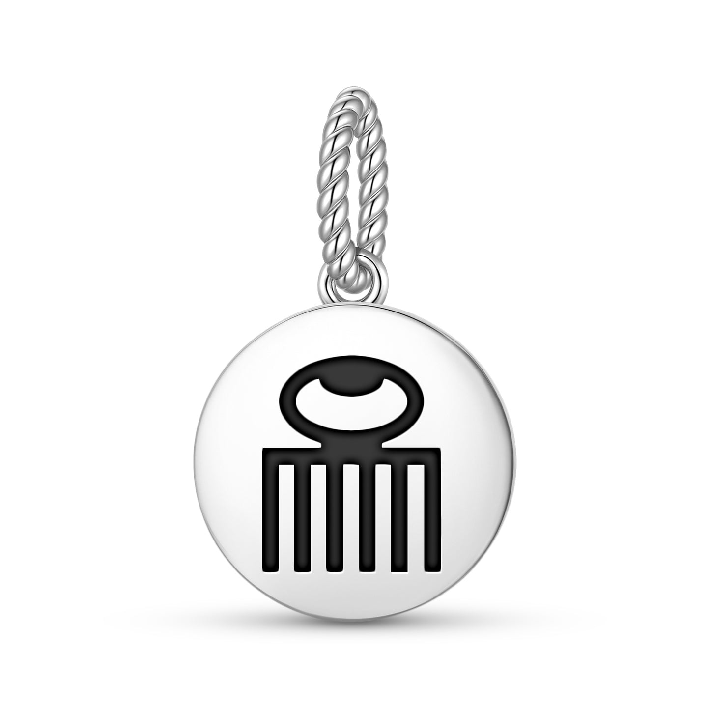 Duafe Adinkra Symbols Pendant Dangle Charm