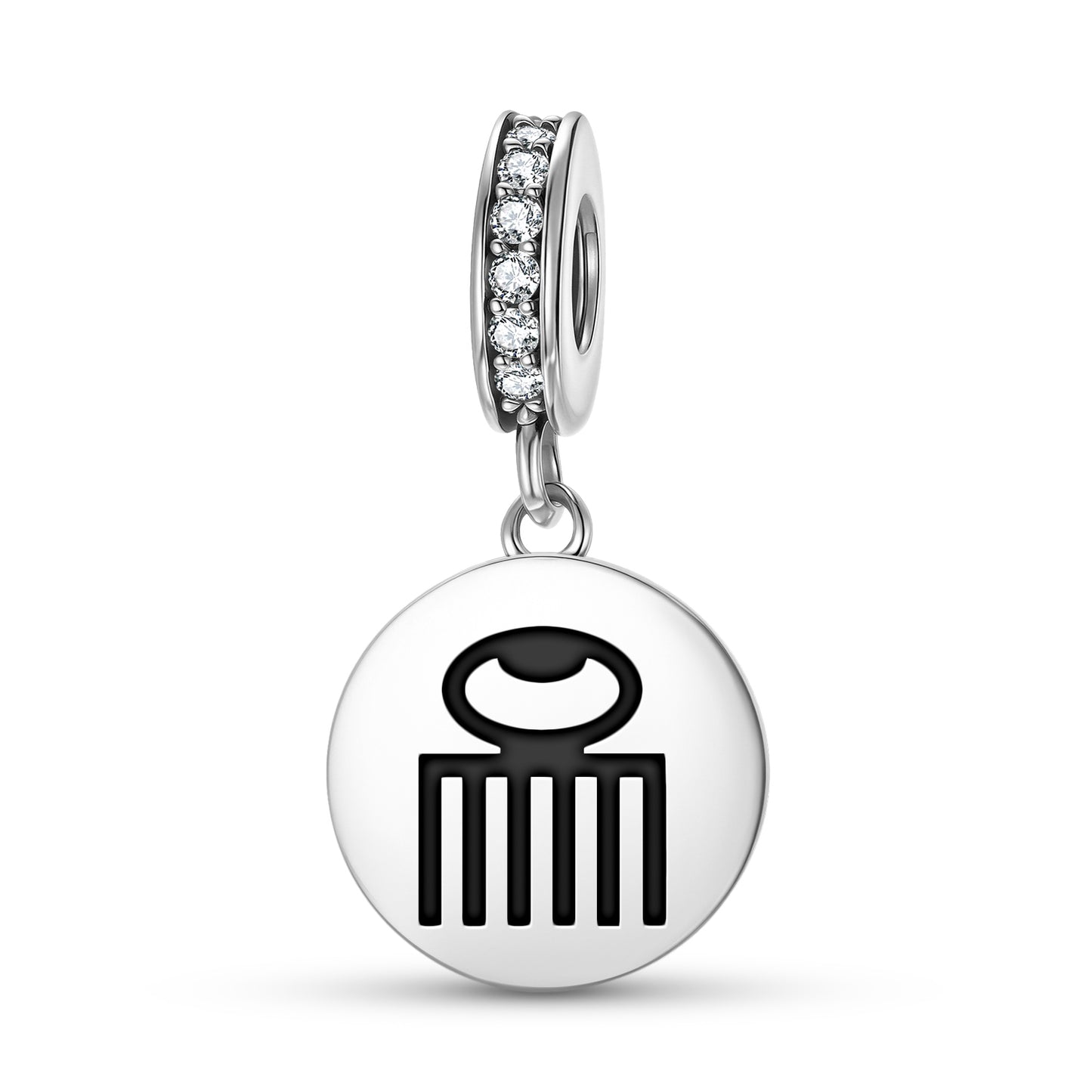 Duafe Adinkra Symbols Pendant Dangle Charm