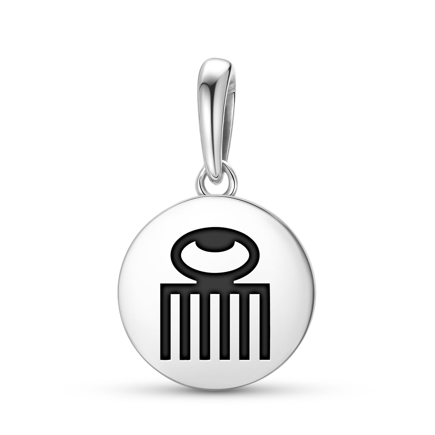 Duafe Adinkra Symbols Pendant Dangle Charm