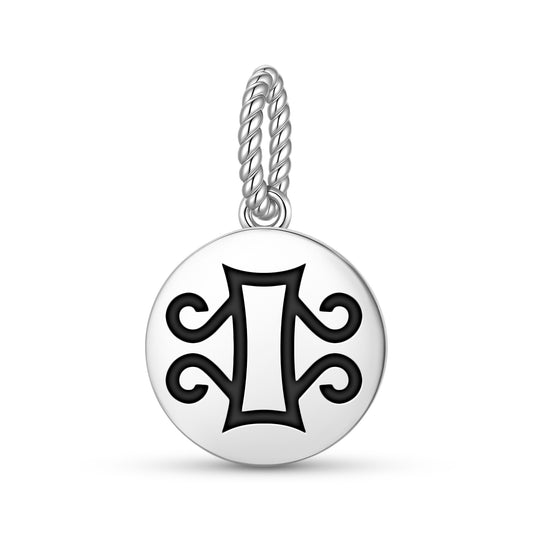 Tamfo Bebre Adinkra Symbols Pendant Dangle Charm