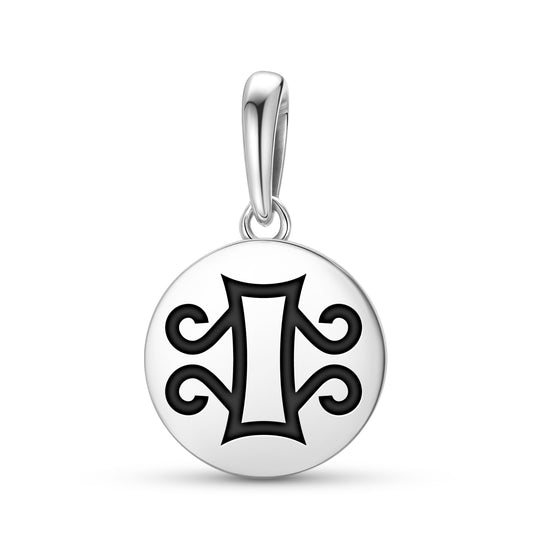 Tamfo Bebre Adinkra Symbols Pendant Dangle Charm