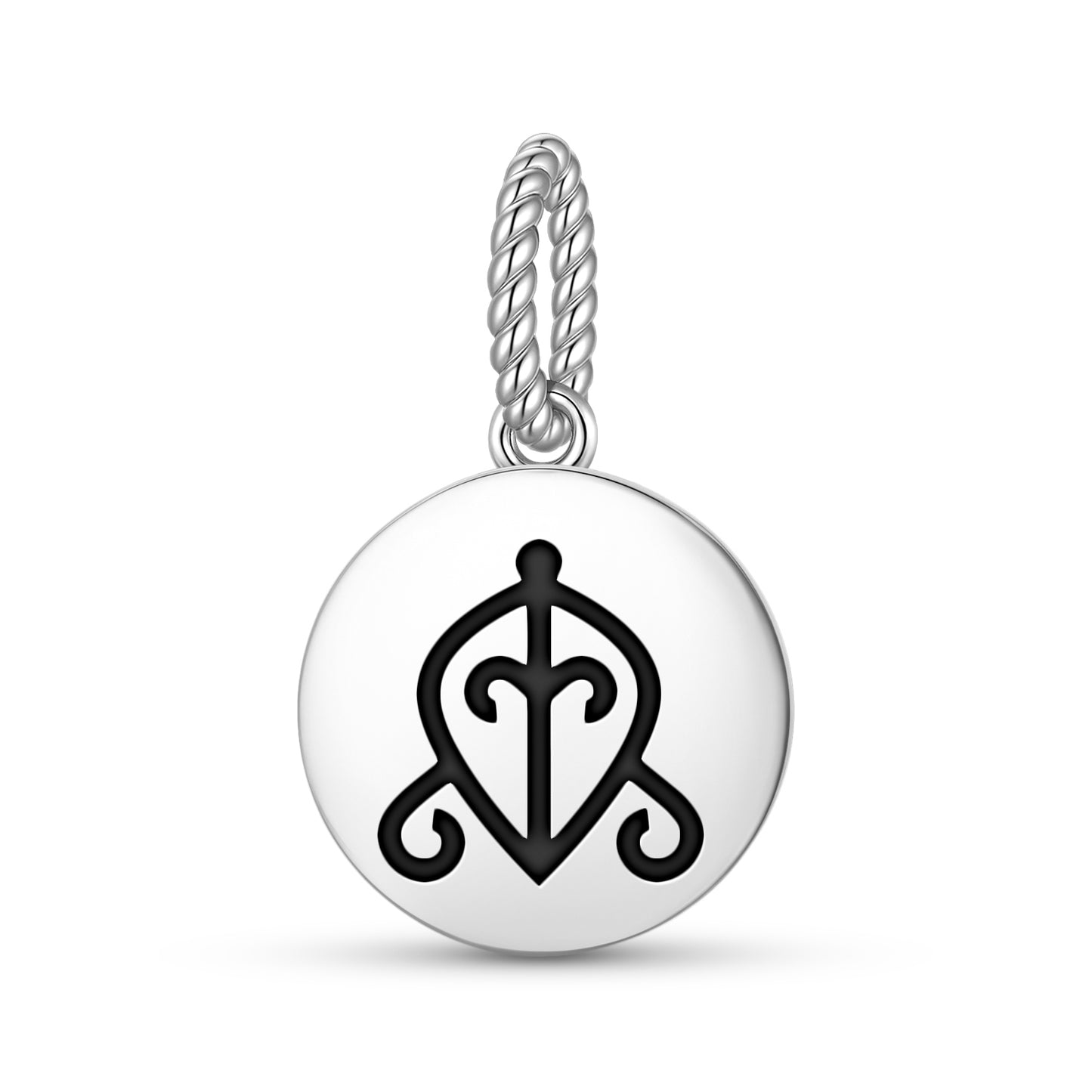 Odo Nyera Fie Kwan Adinkra Symbols Pendant Dangle Charm