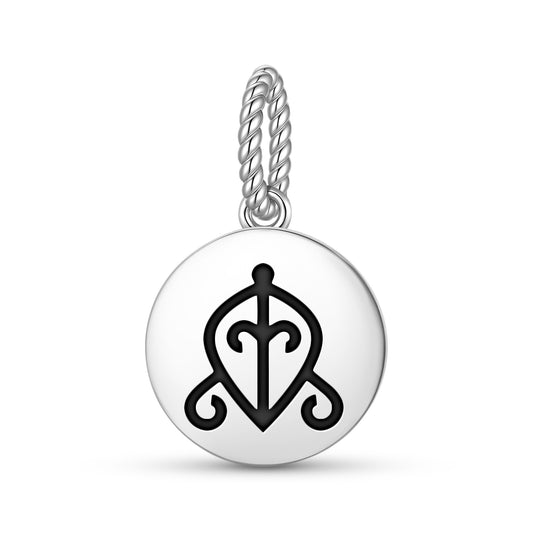 Odo Nyera Fie Kwan Adinkra Symbols Pendant Dangle Charm