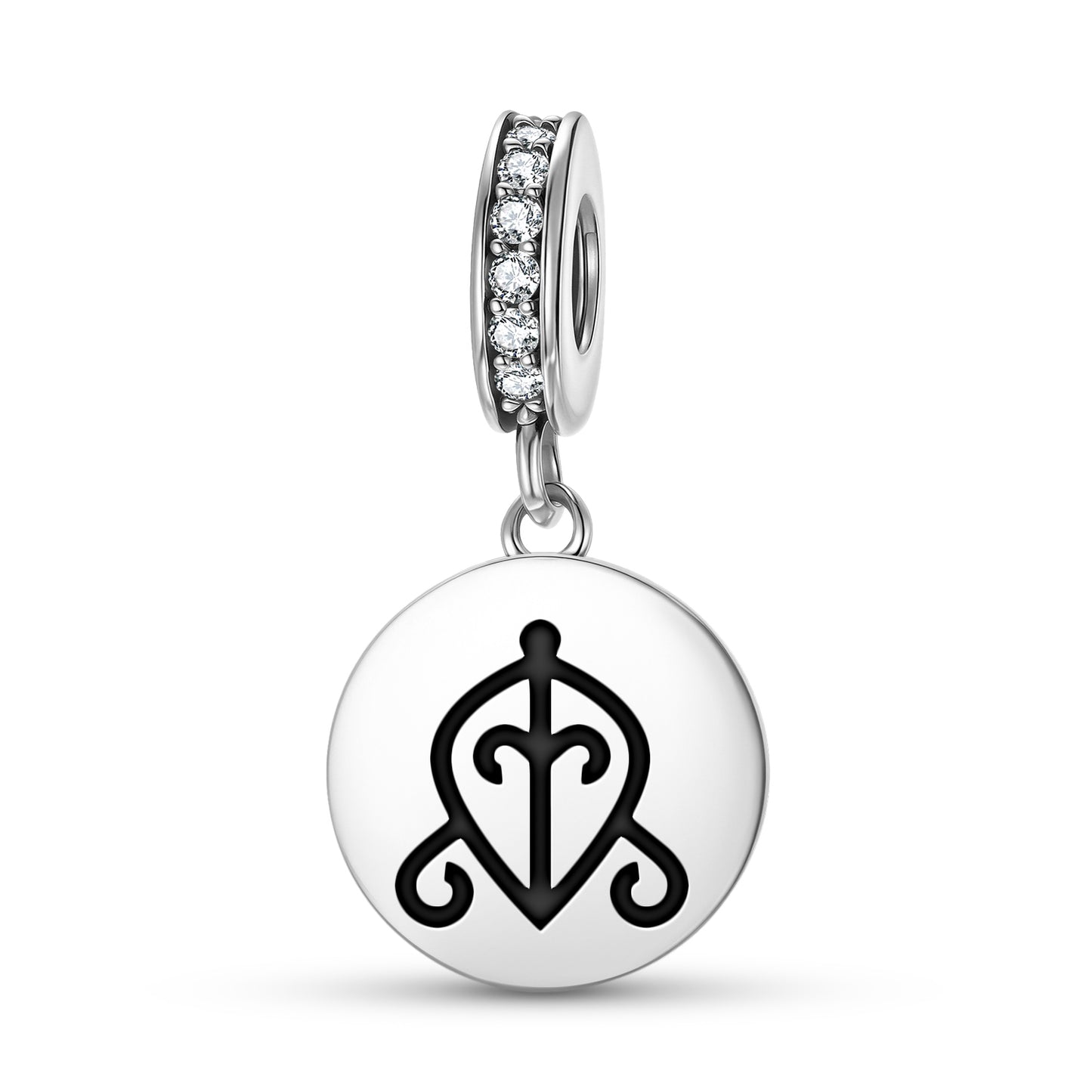 Odo Nyera Fie Kwan Adinkra Symbols Pendant Dangle Charm