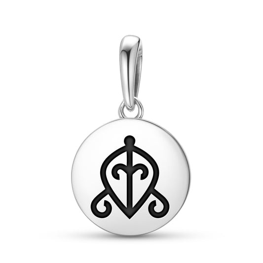 Odo Nyera Fie Kwan Adinkra Symbols Pendant Dangle Charm