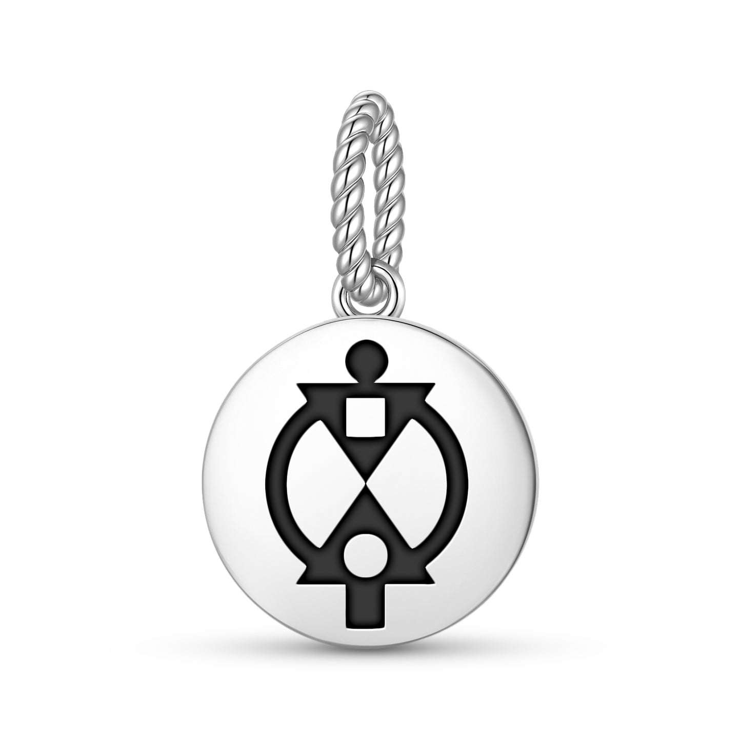 BOA ME NA ME MMOA WO Adinkra Symbols Pendant Dangle Charm
