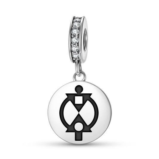 BOA ME NA ME MMOA WO Adinkra Symbols Pendant Dangle Charm