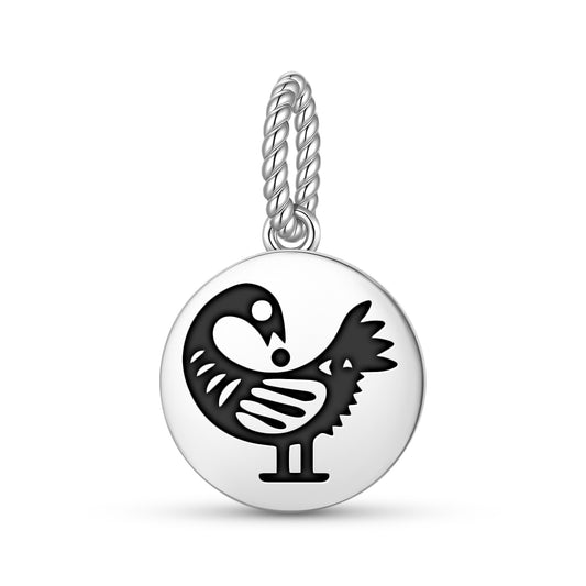 Sankofa Adinkra Symbols Pendant Dangle Charm