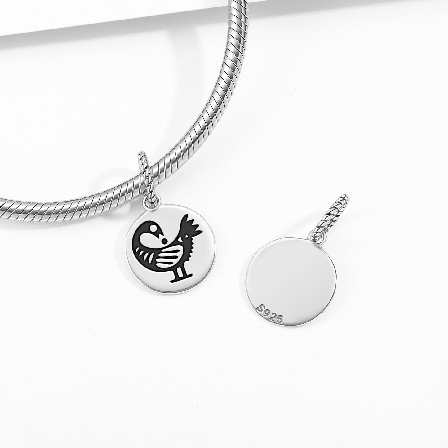 Sankofa Adinkra Symbols Pendant Dangle Charm