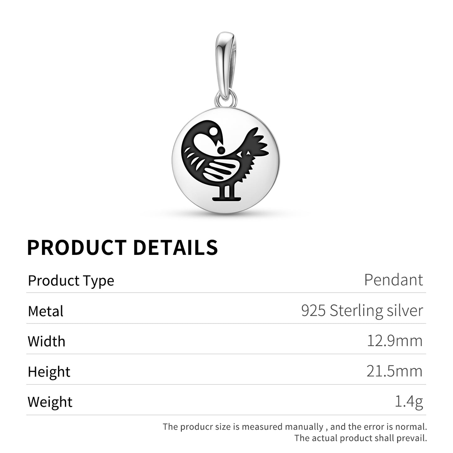 Sankofa Adinkra Symbols Pendant Dangle Charm