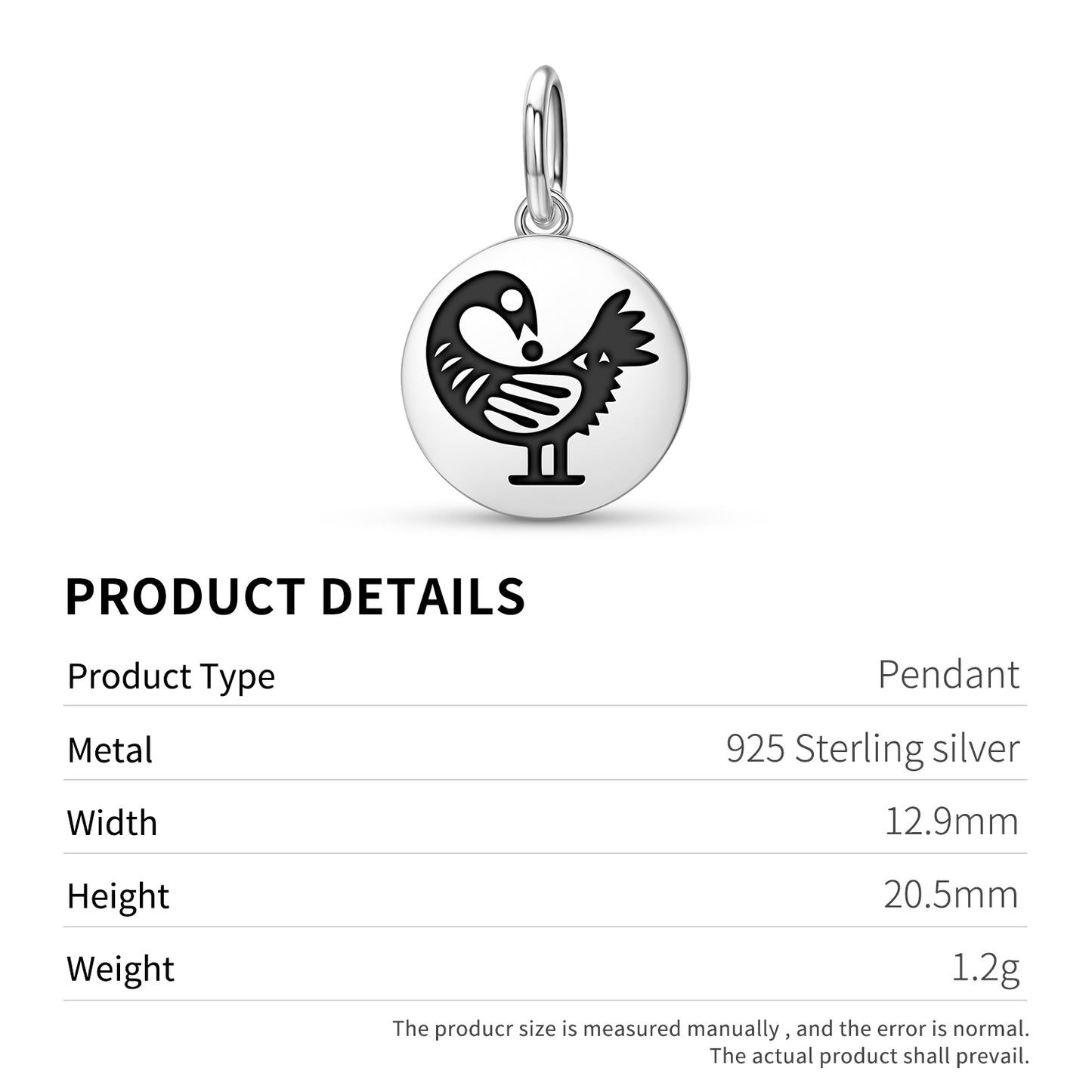 Sankofa Adinkra Symbols Pendant Dangle Charm