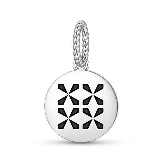 Asaawa Adinkra Symbols Pendant Dangle Charm