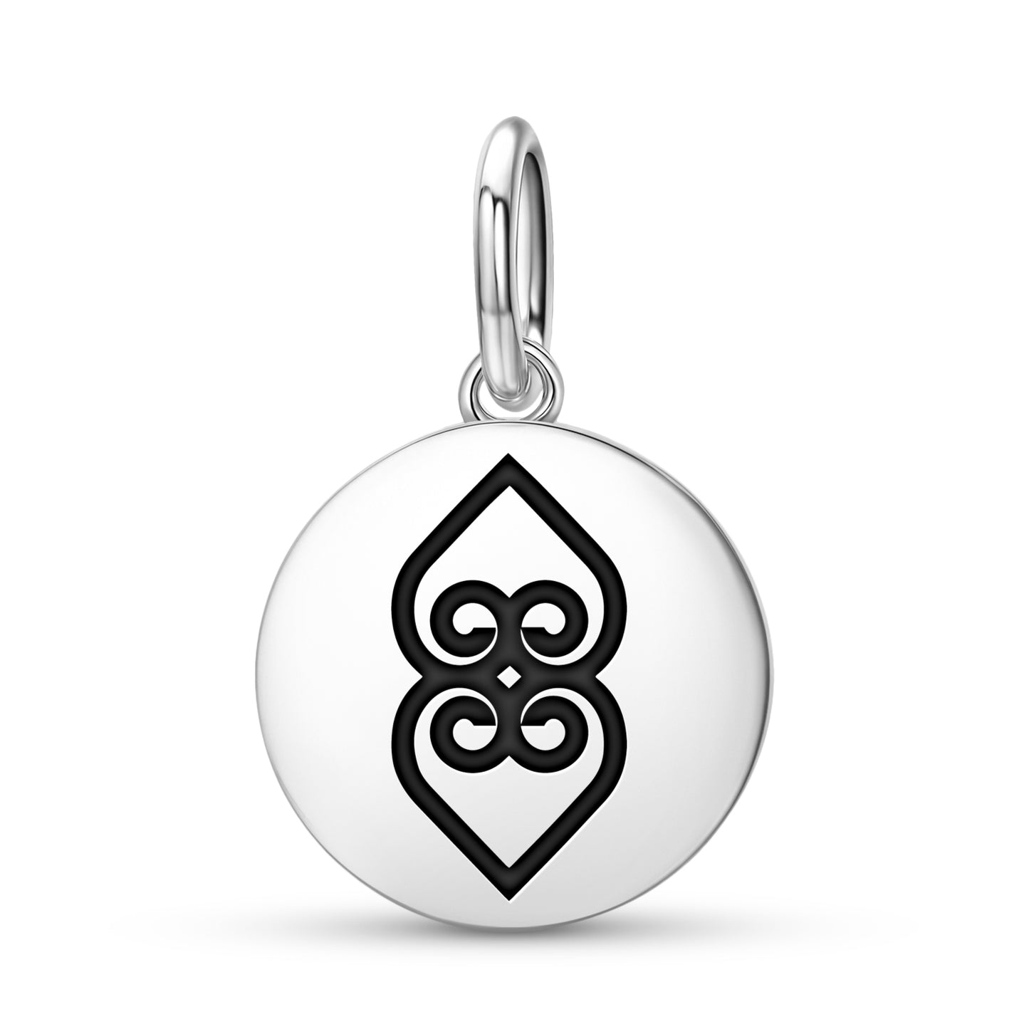 Asase Ye Duru Adinkra Symbols Pendant Dangle Charm