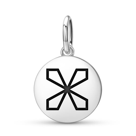 Boafo Ye Na Adinkra Symbols Pendant Dangle Charm