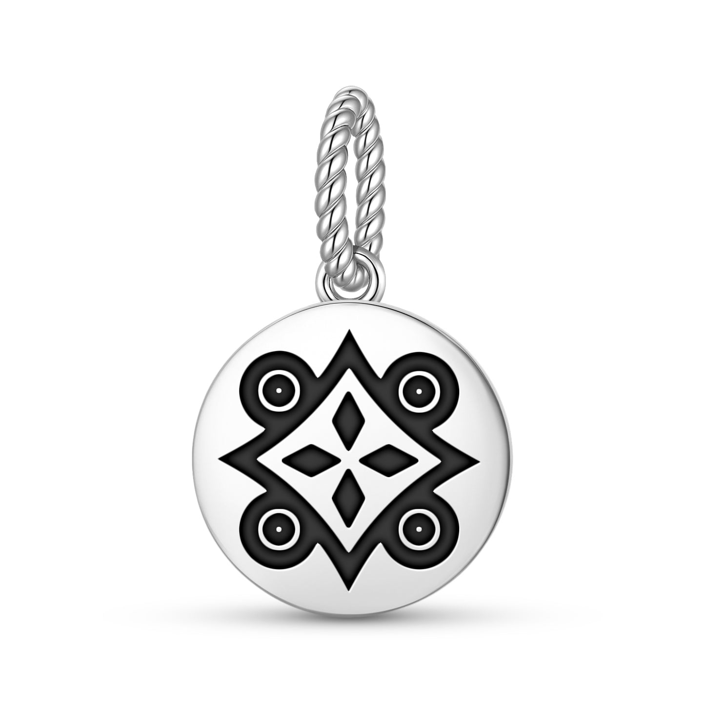 Esono Anantam Adinkra Symbols Pendant Dangle Charm