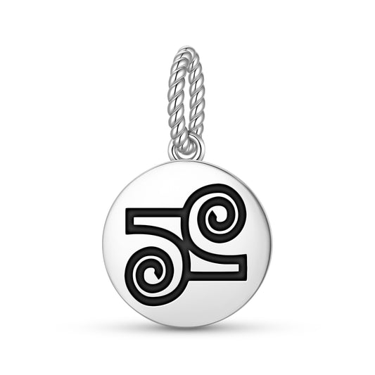 Gyawu Atiko Adinkra Symbols Pendant Dangle Charm