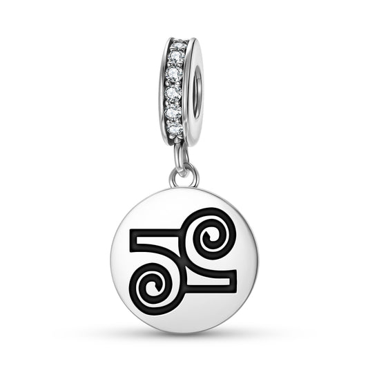 Gyawu Atiko Adinkra Symbols Pendant Dangle Charm