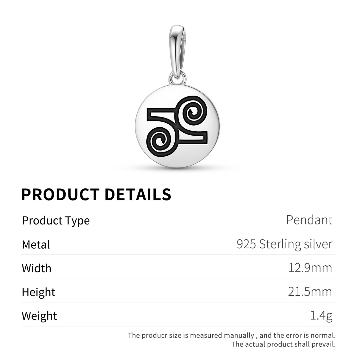 Gyawu Atiko Adinkra Symbols Pendant Dangle Charm