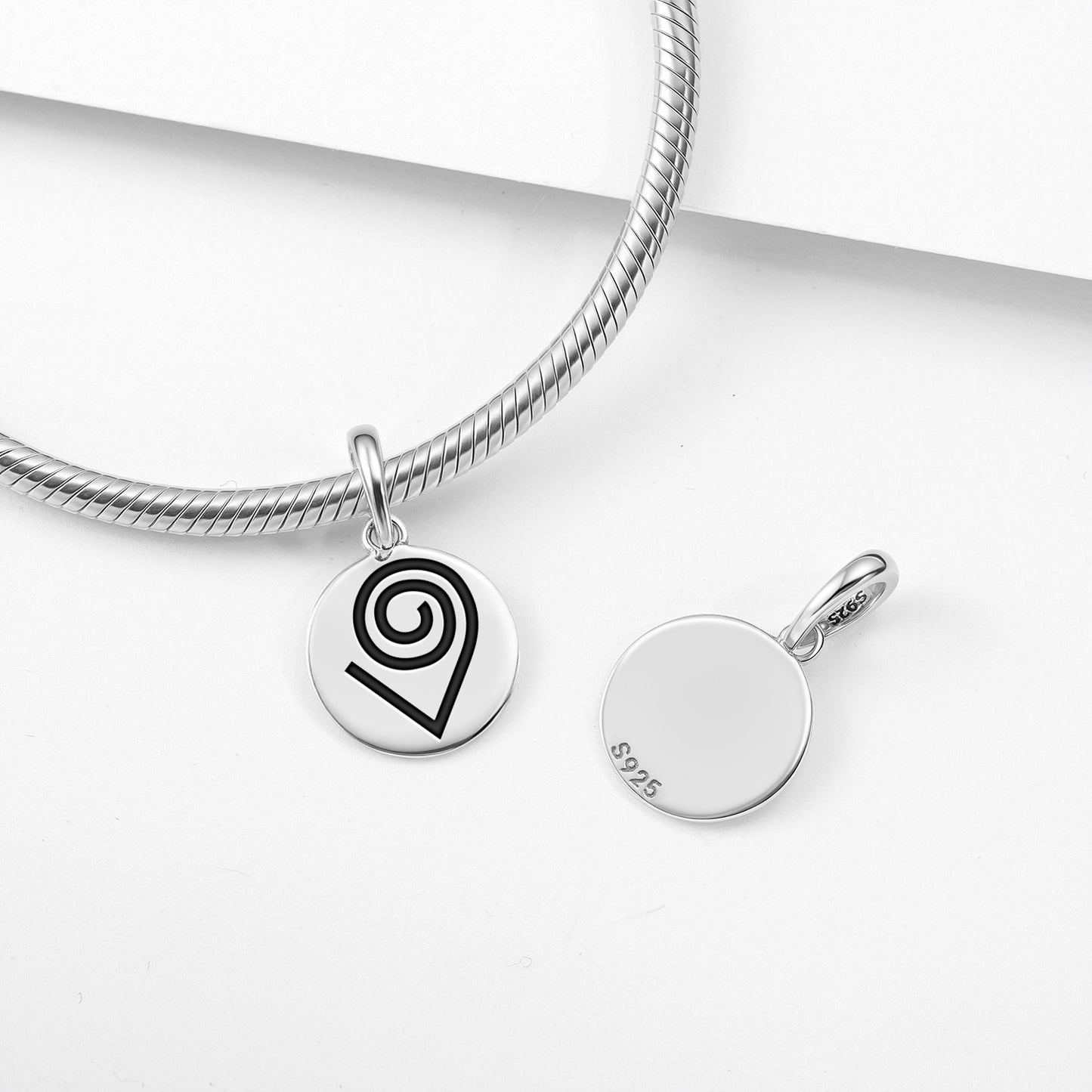 Kokuromotie Adinkra Symbols Pendant Dangle Charm