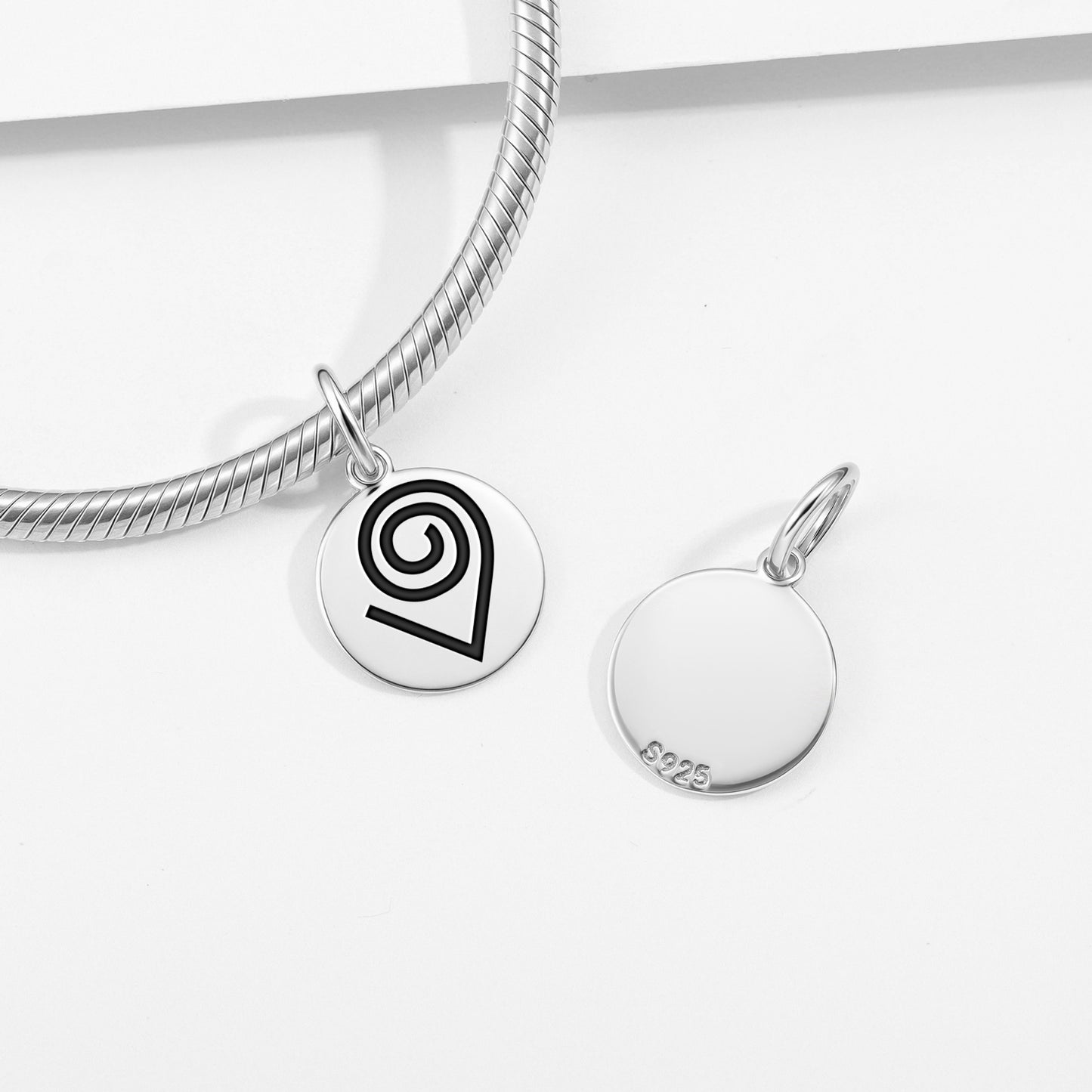 Kokuromotie Adinkra Symbols Pendant Dangle Charm