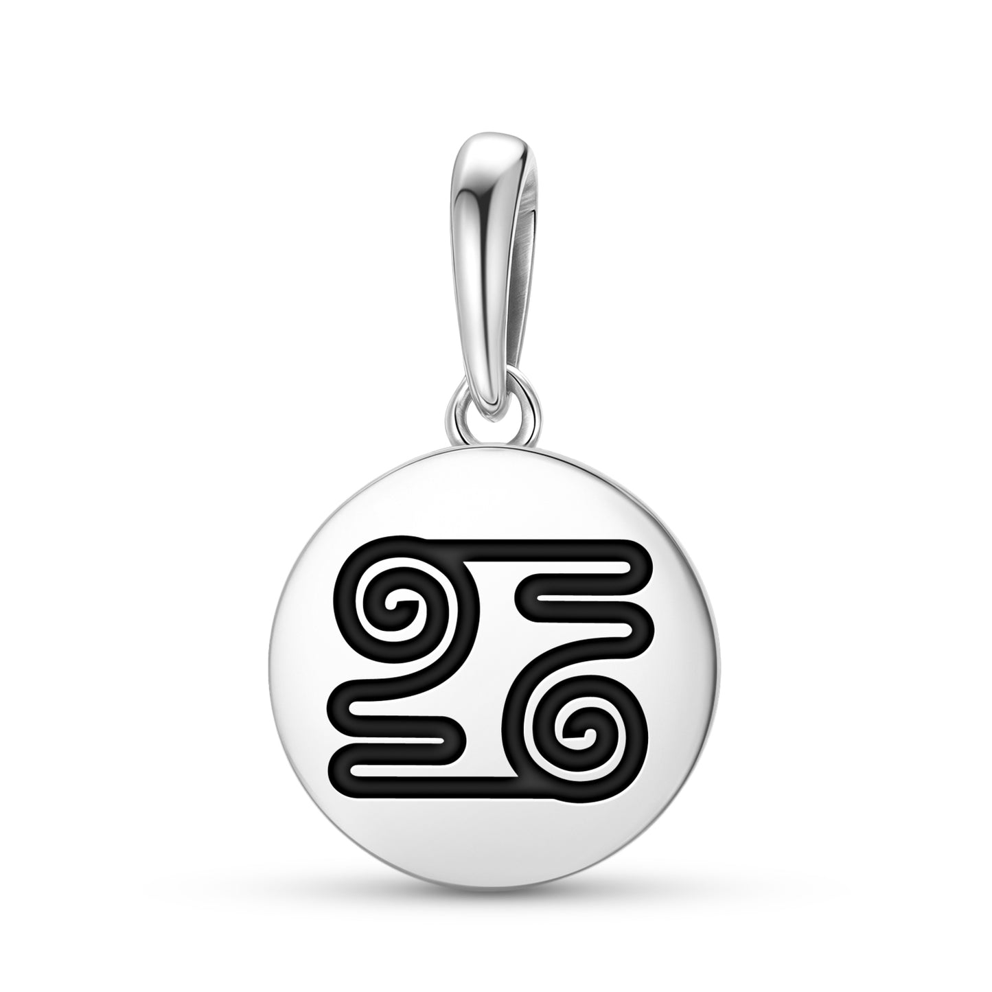 Kwatakye Atiko Adinkra Symbols Pendant Dangle Charm