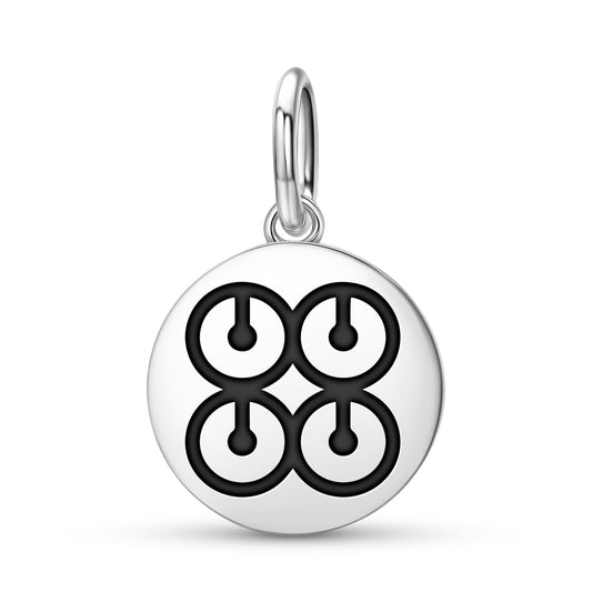 Me Ware Wo Adinkra Symbols Pendant Dangle Charm