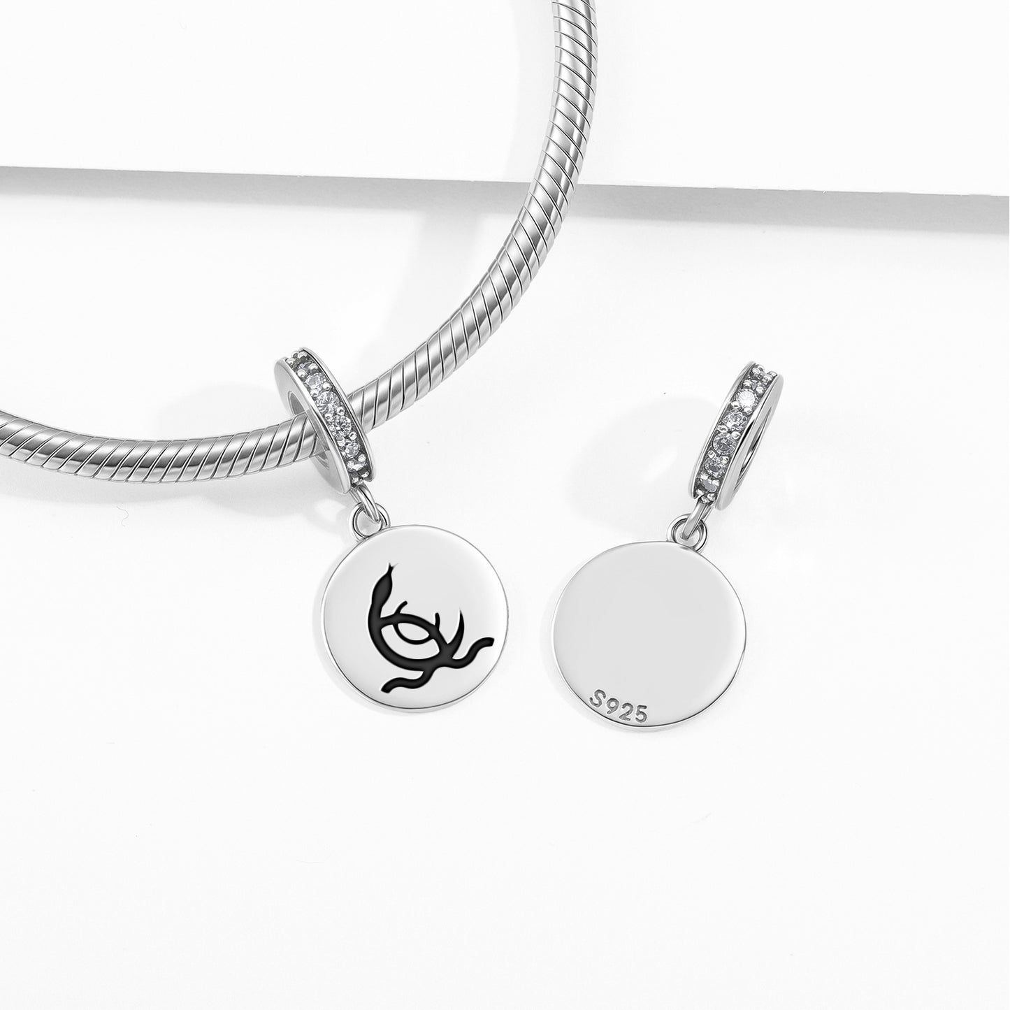 Bokrug Lovecraft Symbols Pendant Dangle Charm