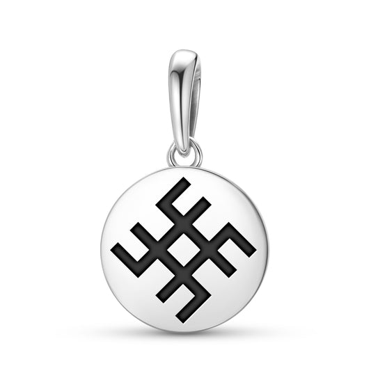 Svarog Slavic Symbols Pendant Dangle Charm