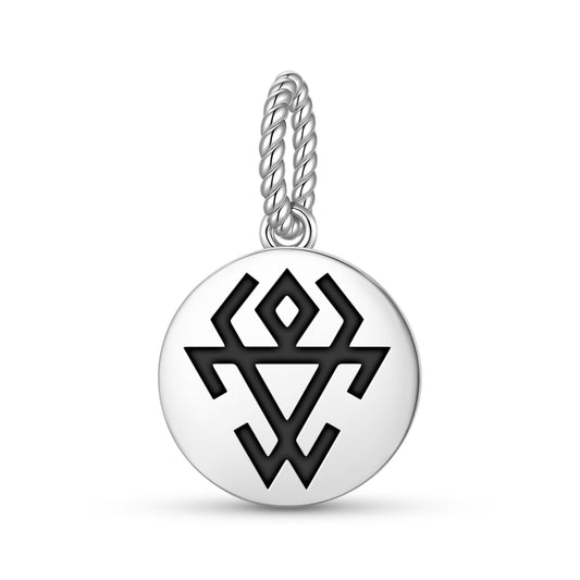 Chernobog Slavic Symbols Pendant Dangle Charm