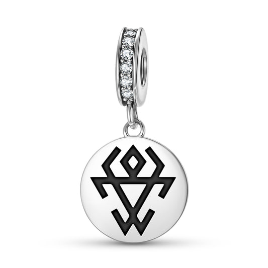 Chernobog Slavic Symbols Pendant Dangle Charm