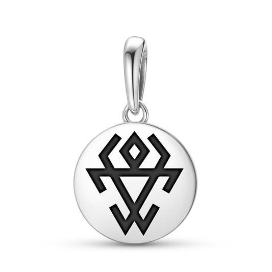 Chernobog Slavic Symbols Pendant Dangle Charm