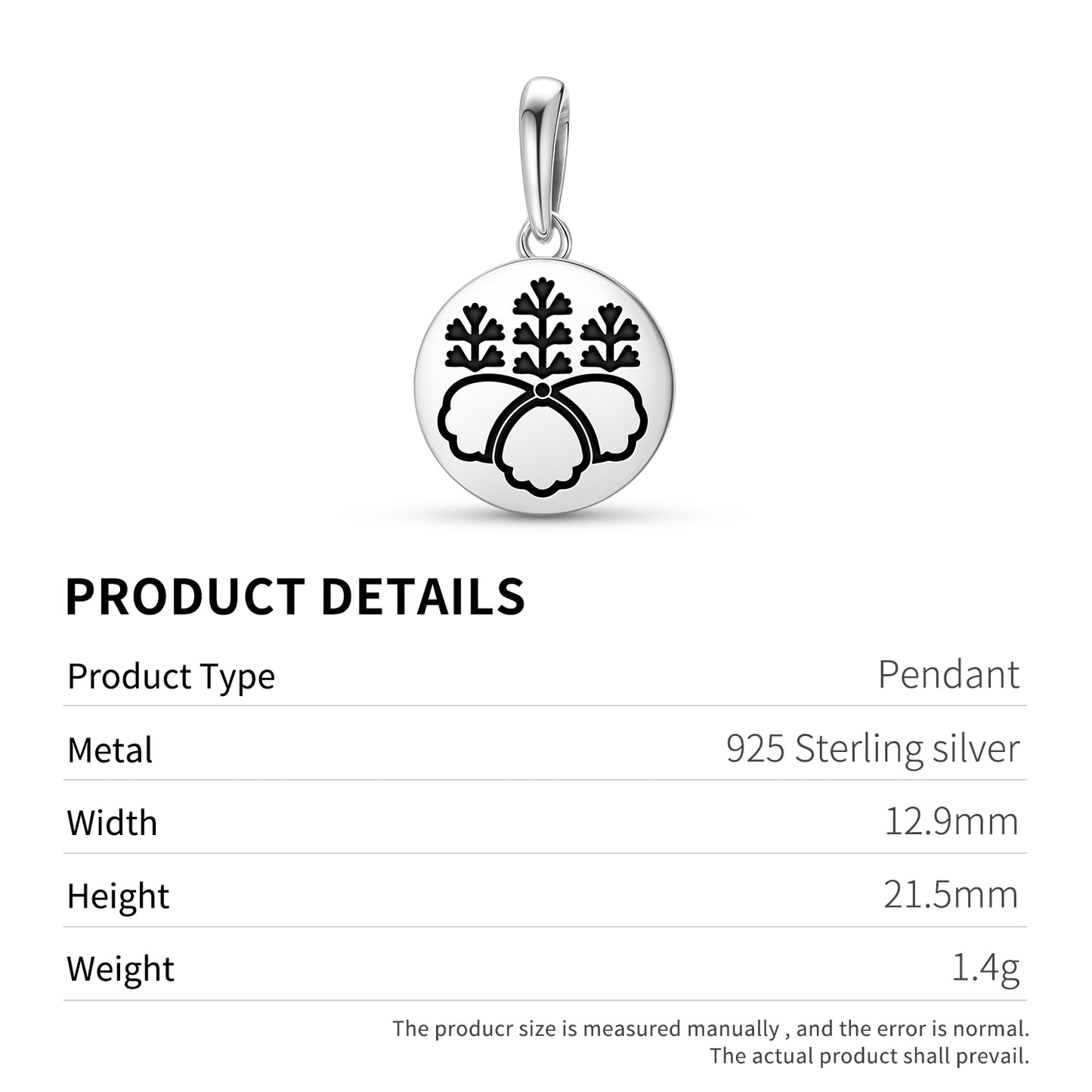 Toyotomi Hideyoshi Japanese Symbols Pendant Dangle Charm