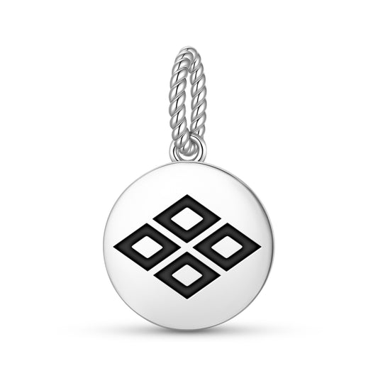 Takeda Ryo Japanese Symbols Pendant Dangle Charm