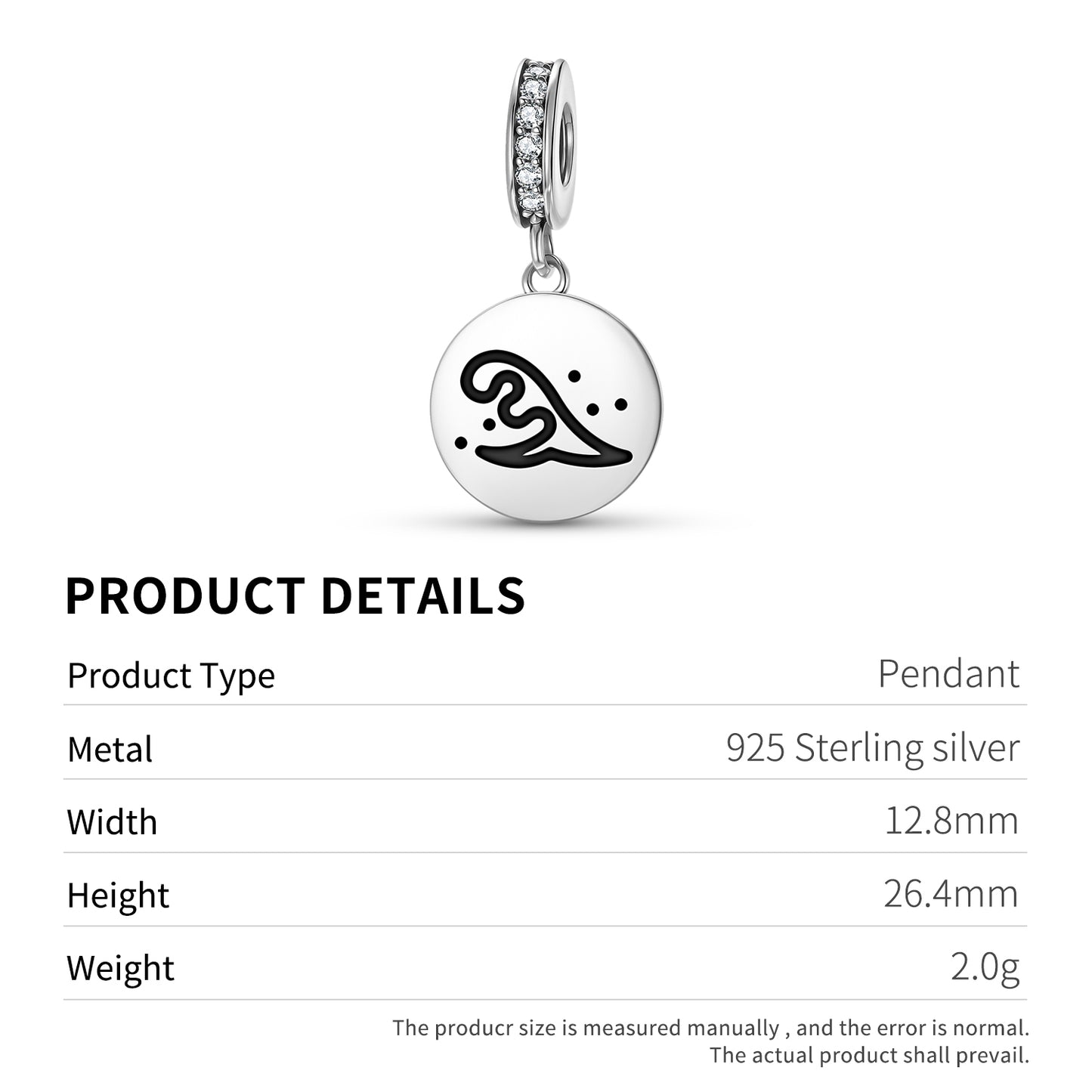 Saito Michimon Japanese Symbols Pendant Dangle Charm
