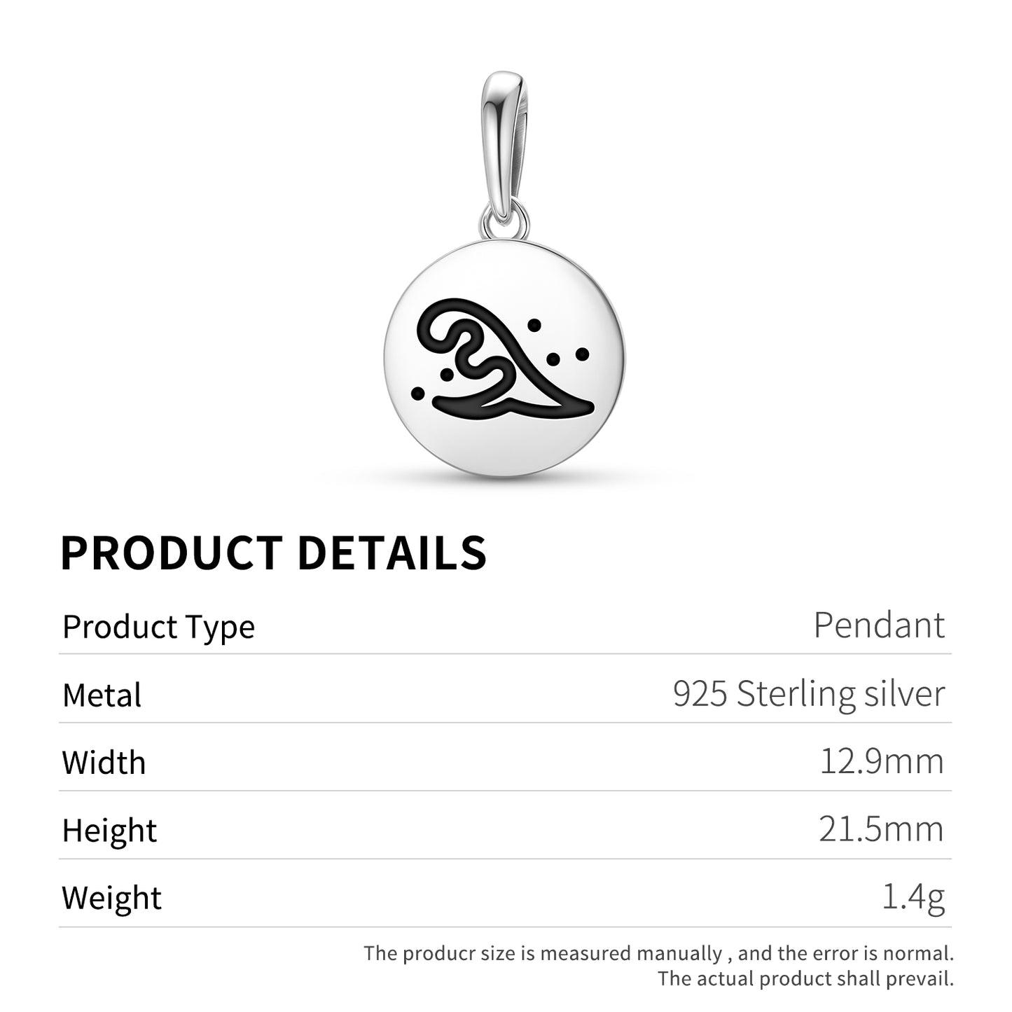 Saito Michimon Japanese Symbols Pendant Dangle Charm